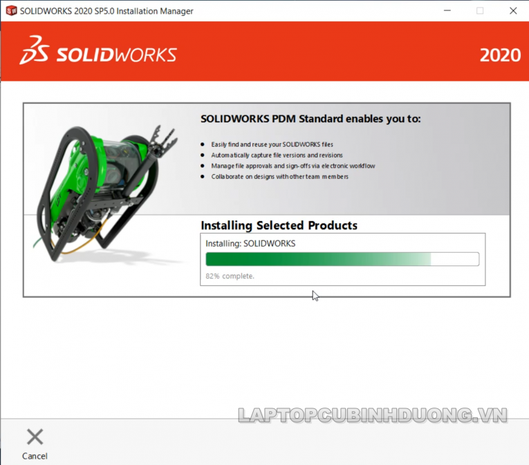 Laptop Cũ Bình Dương - Solidworks 2020 17