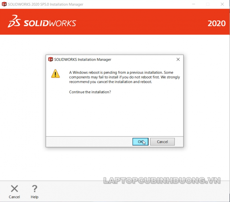 Laptop Cũ Bình Dương - Solidworks 2020 8