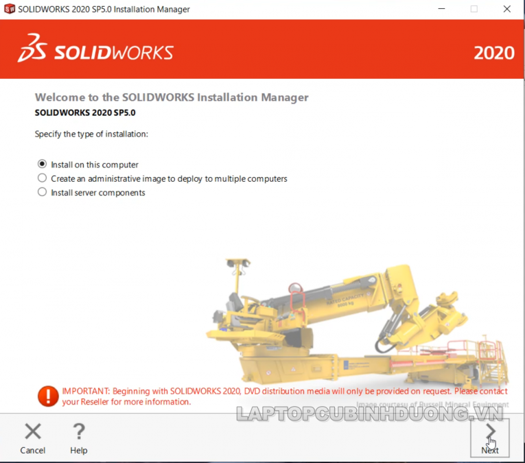 Laptop Cũ Bình Dương - Solidworks 2020 9