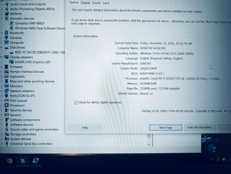Lenovo ThinkPad X1 Carbon Gen 7