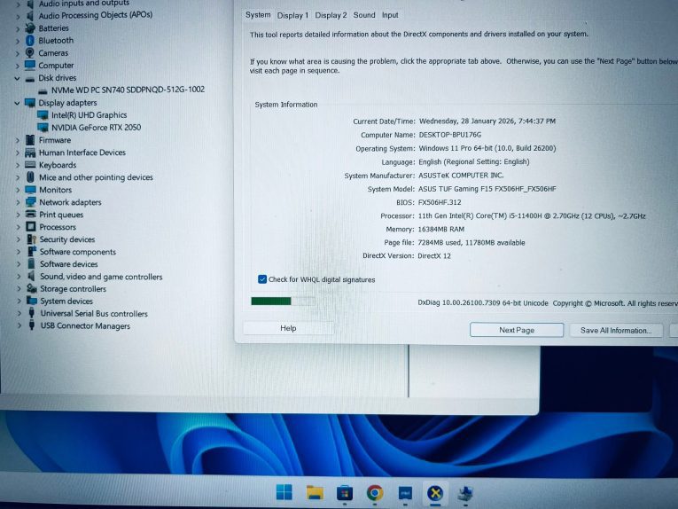 thông số ASUS TUF Gaming F15 FX506HF