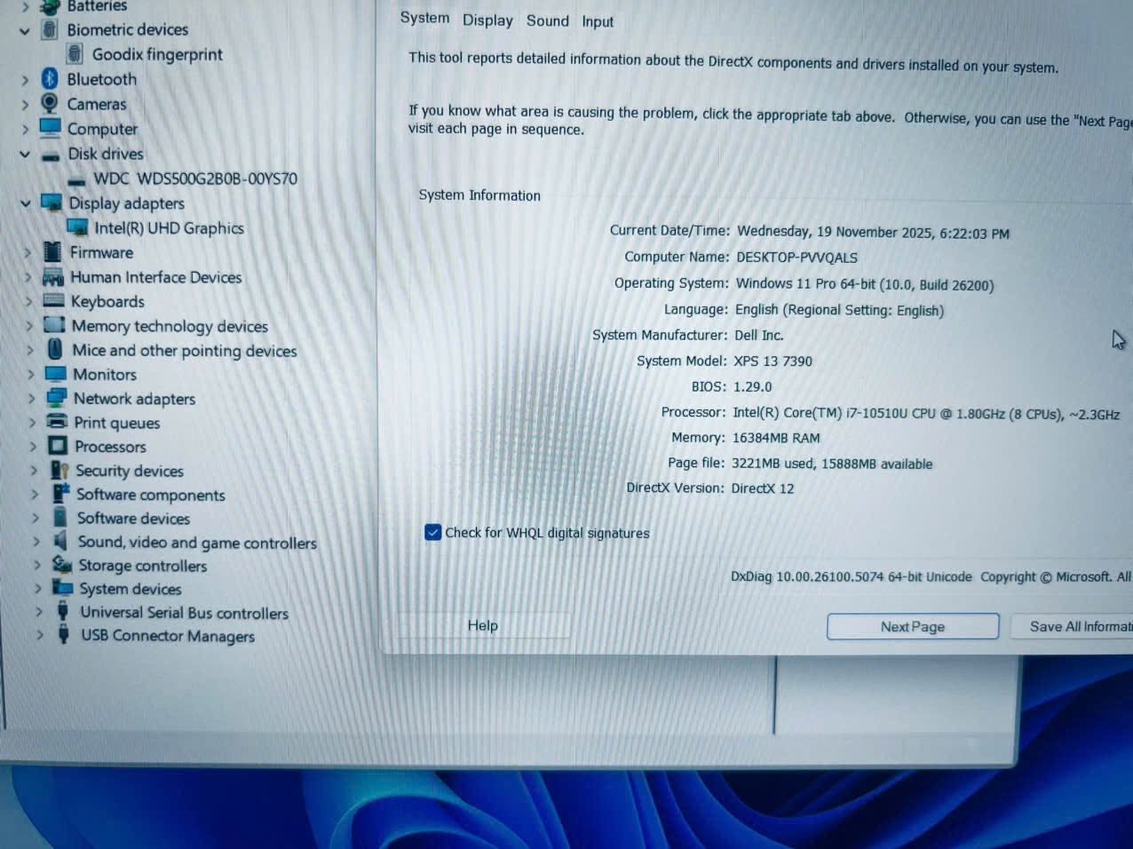 Dell XPS 13 7390 | i7-10510U | RAM 16GB | SSD 512GB | LCD 13" FHD - 11 Dell XPS 13 7390