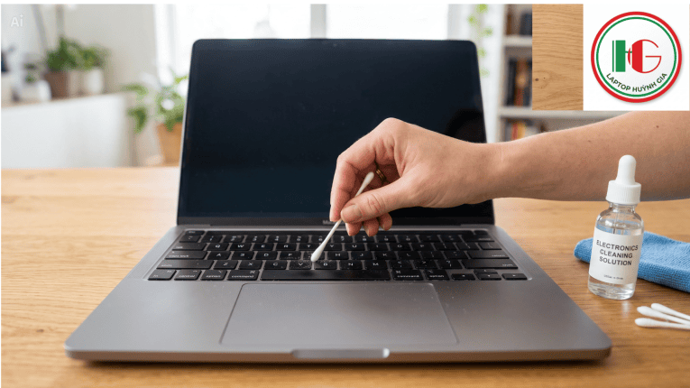 Hướng Dẫn Tự Vệ Sinh Laptop Tại Nhà Sạch Sẽ, An Toàn Chỉ Trong 10 Phút - 9 vệ sinh bàn phím